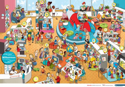 Wimmelbild/Liliane Oser Wimmelbild/Liliane Oser