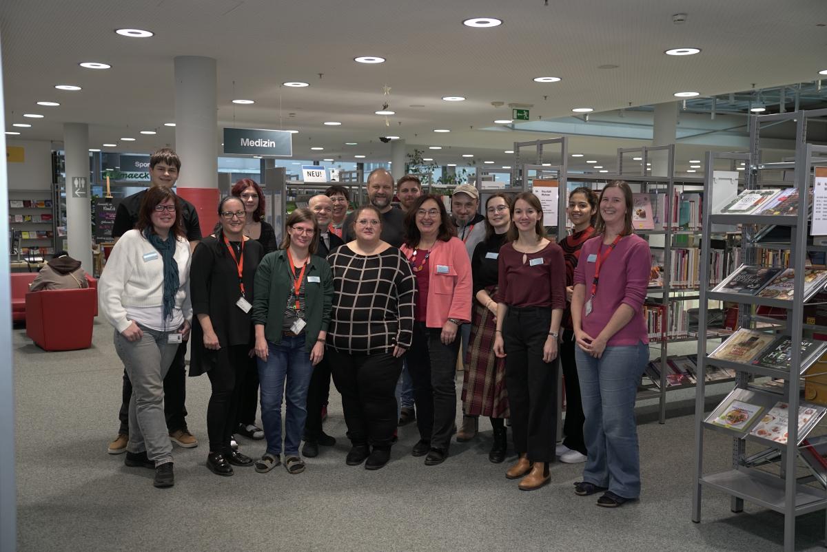 Team der Stadtbibliothek Wissensturm Linz