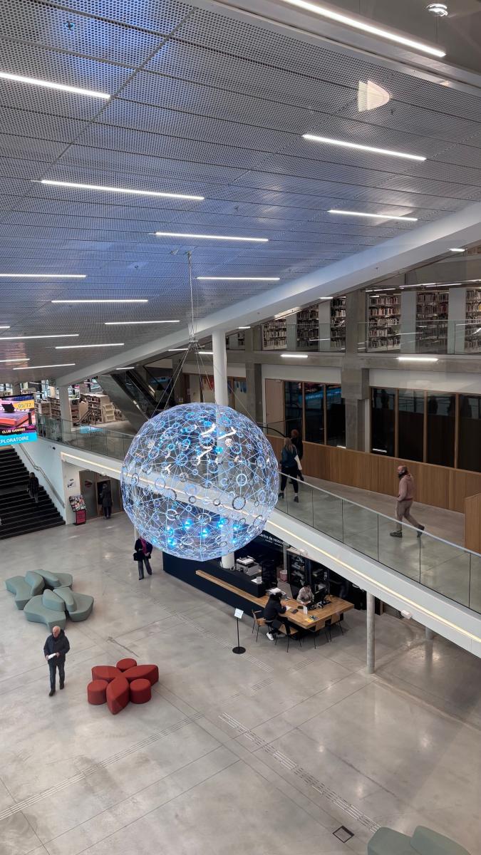 Atrium des B3-Gebäudes in Liège