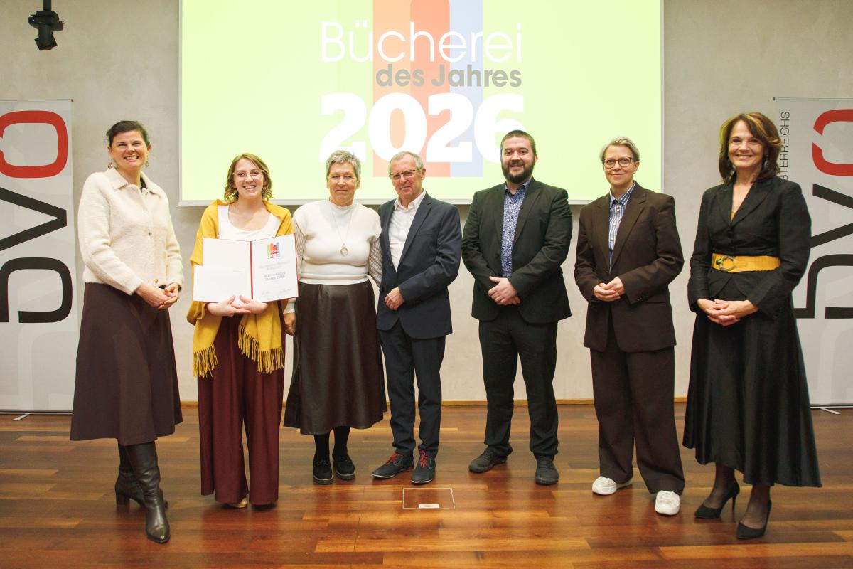 Preisverleihung an die Erlesene Bücherei Pottendorf