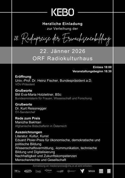 Einladung Radiopreis