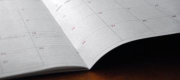 Monthly schedule