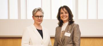 Michaela Mayr und Ursula Liebmann
